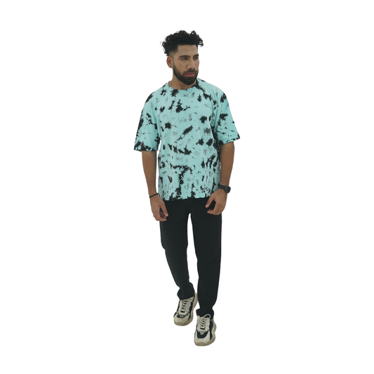 OverSize Design Tees - Sky